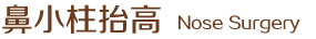 鼻小柱抬高